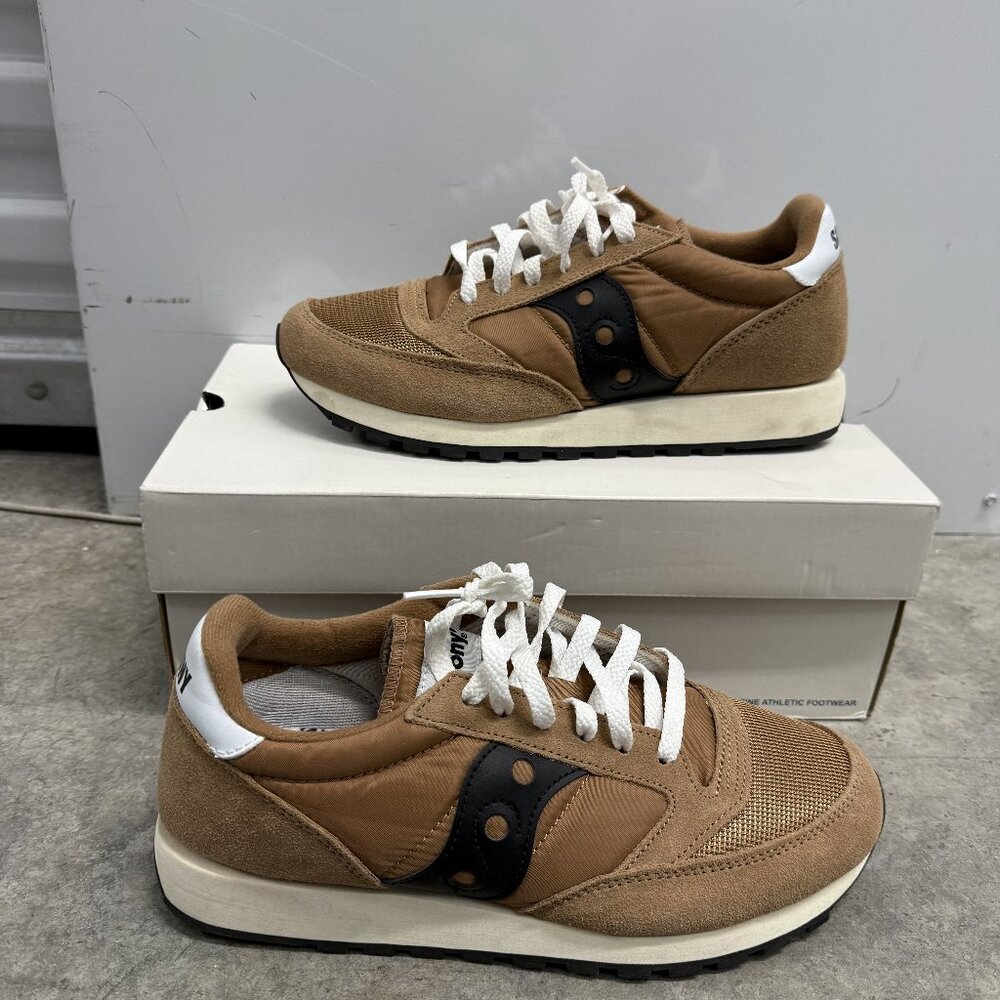 Women's size 10 Saucony Jazz Original black and brown -